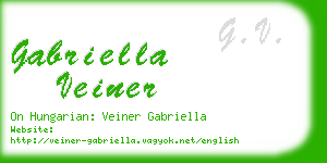 gabriella veiner business card